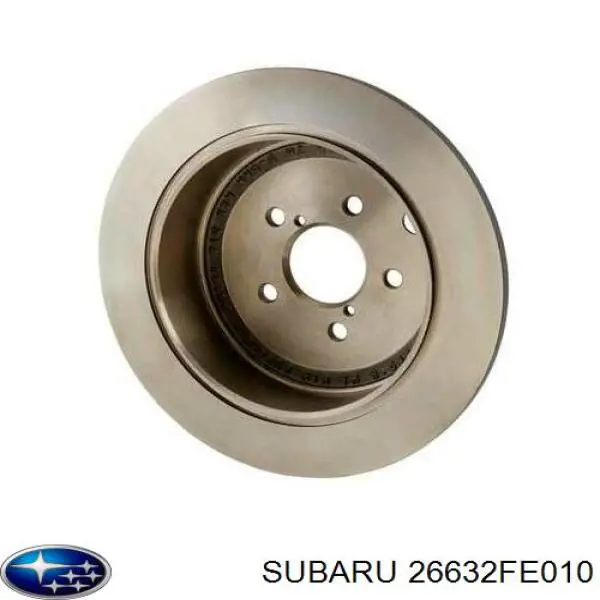 26632FE010 Subaru Комплект пружинок кріплення дискових колодок, задніх