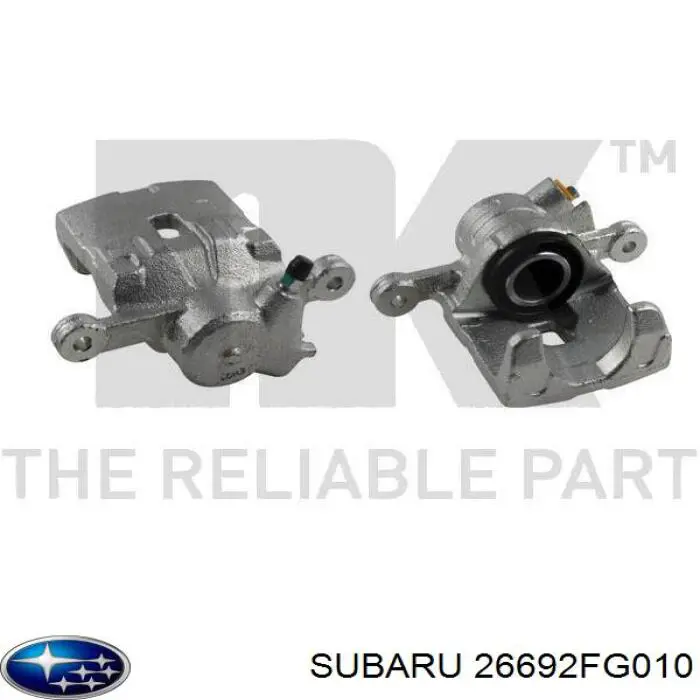 Задній гальмівний супорт лівий Subaru 26692YC010