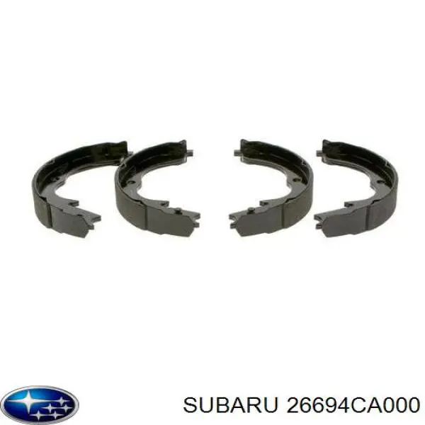 26694CA000 Subaru колодки ручника/стоянкового гальма