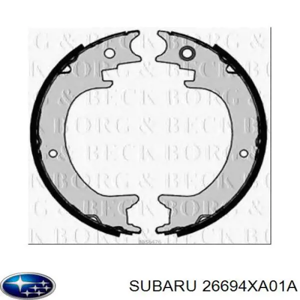 Колодки ручника / стоянкового гальма Subaru 26694XA01A ціна, від 33.03 USD