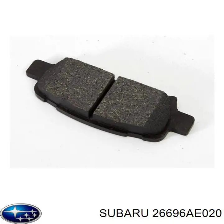 26696AE020 Subaru колодки гальмові задні, дискові