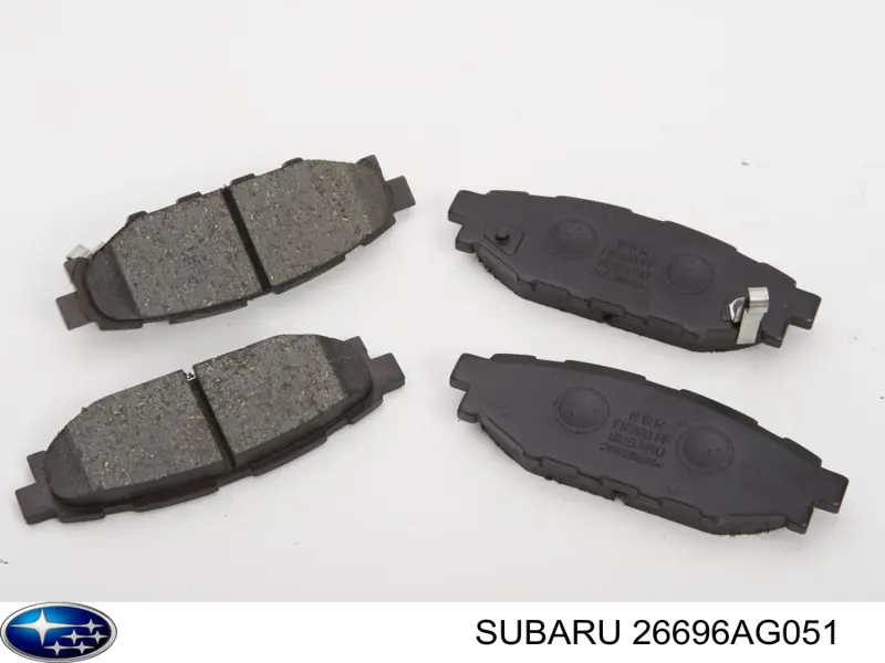 Передні тормозні колодки 26696AG051 Subaru