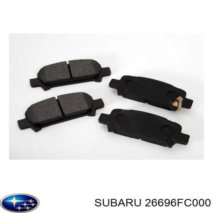 26696FC000 Subaru колодки гальмові задні, дискові