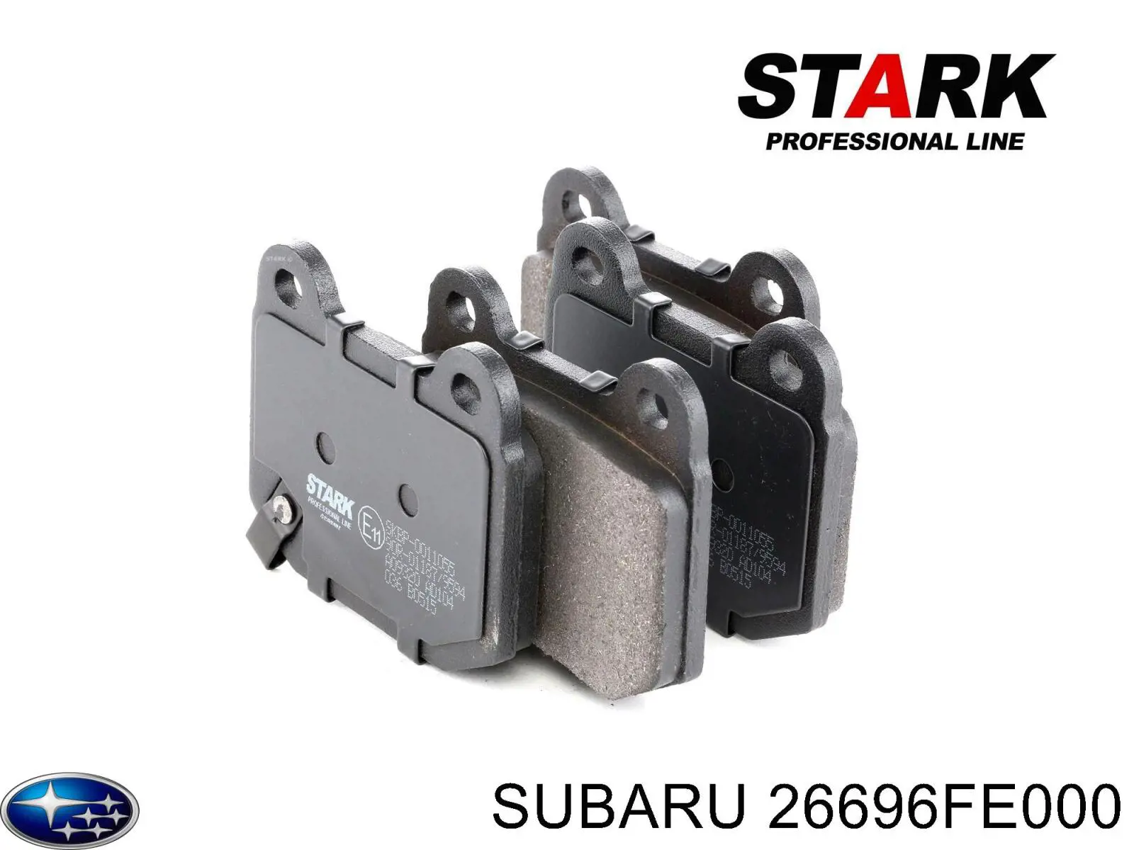 Задні гальмівні колодки Subaru 26696FE000 ціна, від 20.37 USD