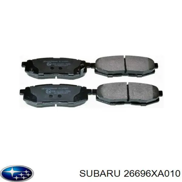 26696XA010 Subaru колодки гальмові задні, дискові