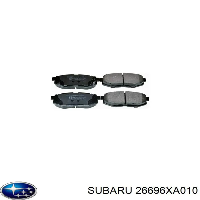 Купити 26696XA010 Subaru Задні колодки