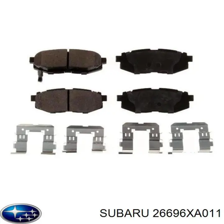 26696XA011 Subaru колодки гальмові задні, дискові