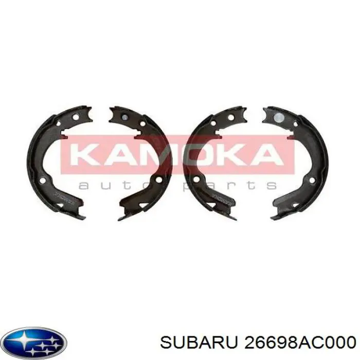 Купити 26698AC000 Subaru Гальмівні колодки гальма стоянки