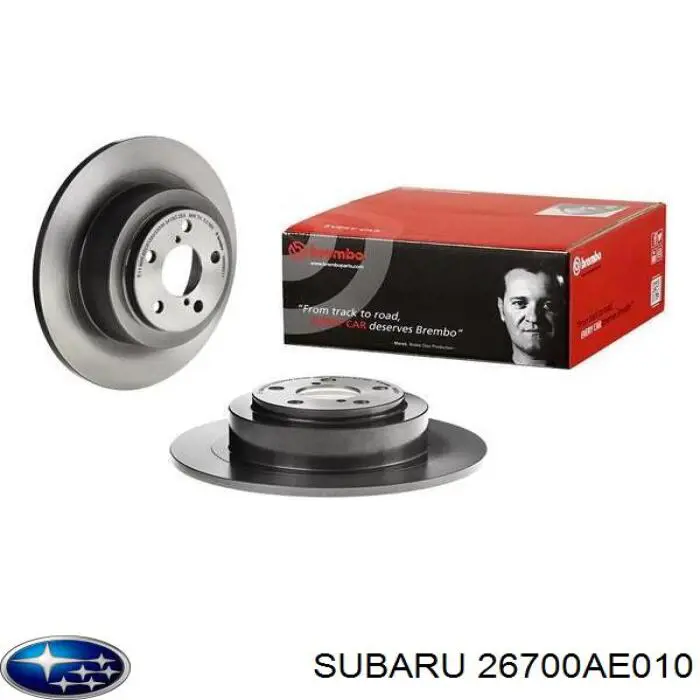 Задні дискові гальма Subaru 26700AE010 ціна, від 34.18 USD