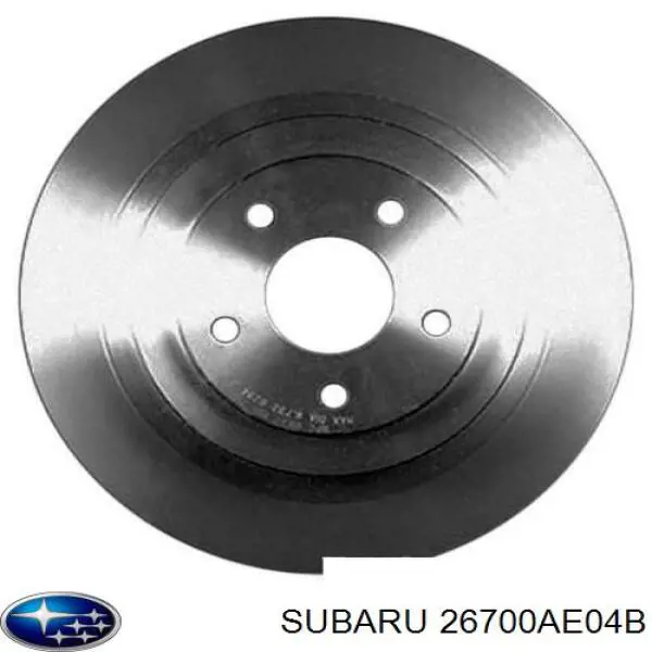 26700AE04B Subaru диск гальмівний задній