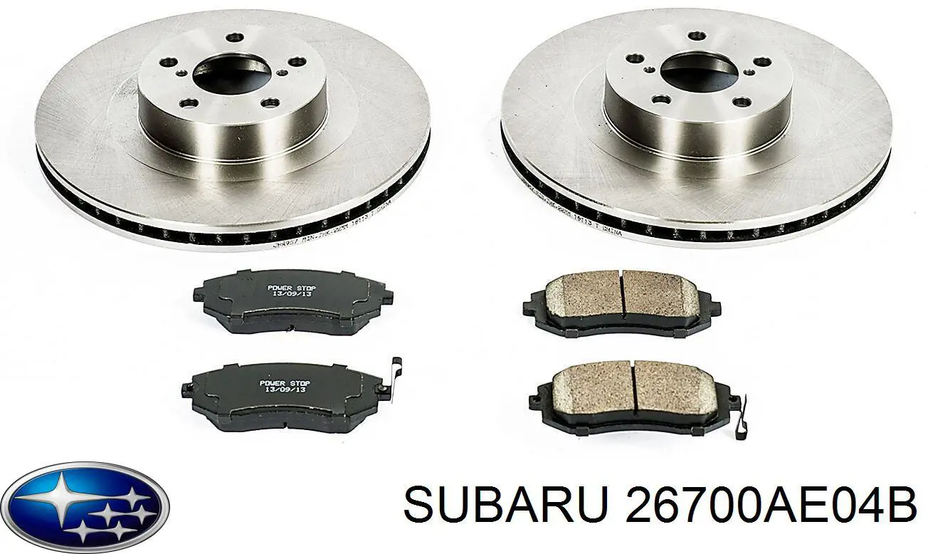 Купити 26700AE04B Subaru Диск заднього гальма