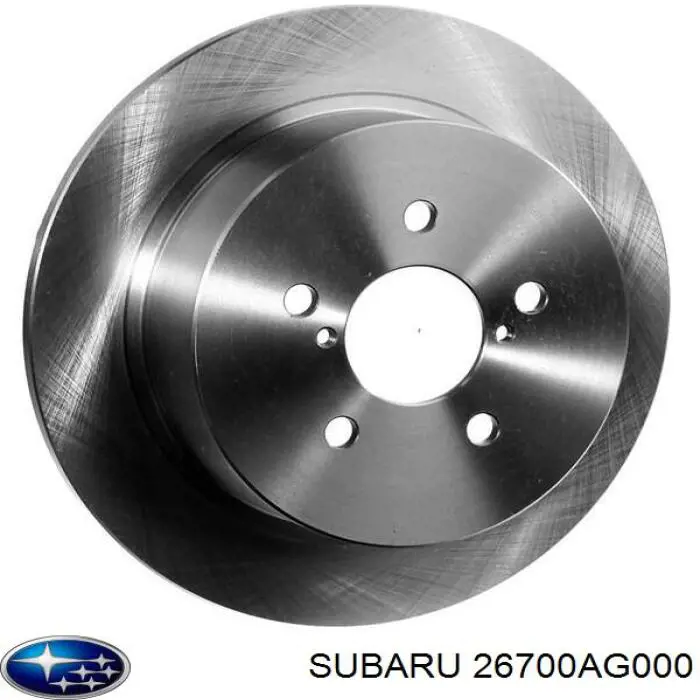 26700AG000 Subaru диск гальмівний задній