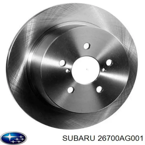 26700AG001 Subaru диск гальмівний задній
