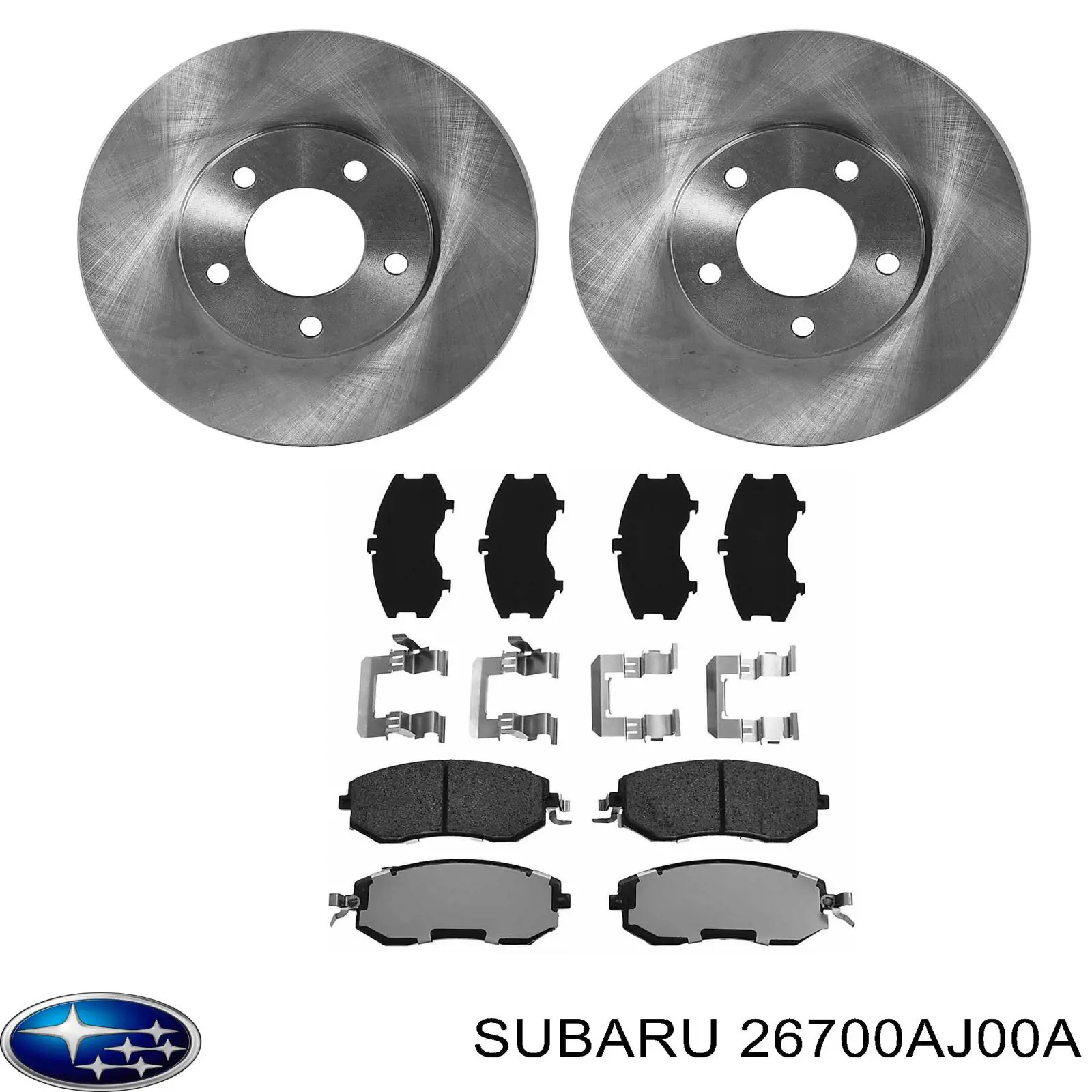 Купити 26700AJ00A Subaru Диск заднього гальма