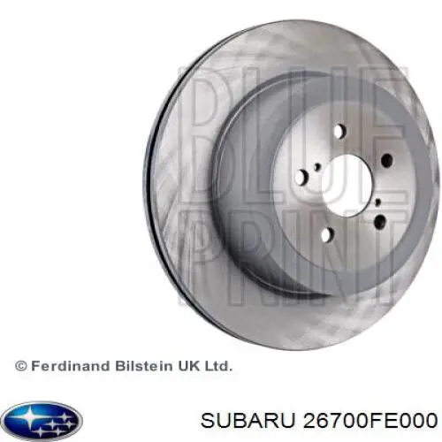 Купити 26700FE000 Subaru Диск заднього гальма