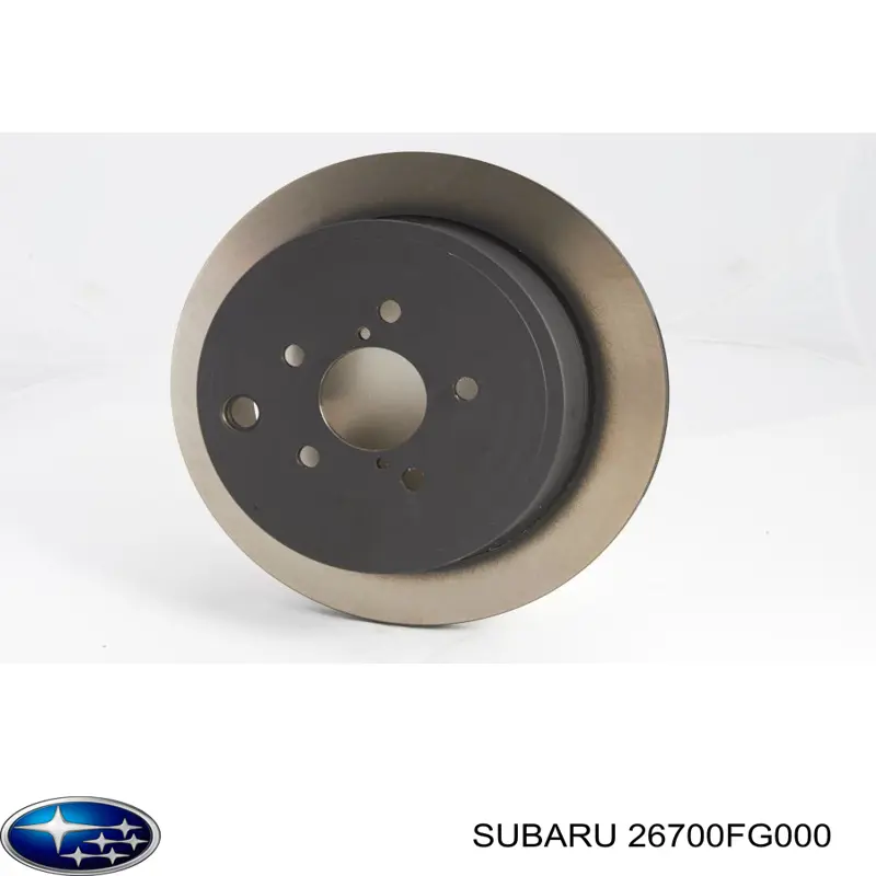 Гальмівні диски 26700FG000 Subaru