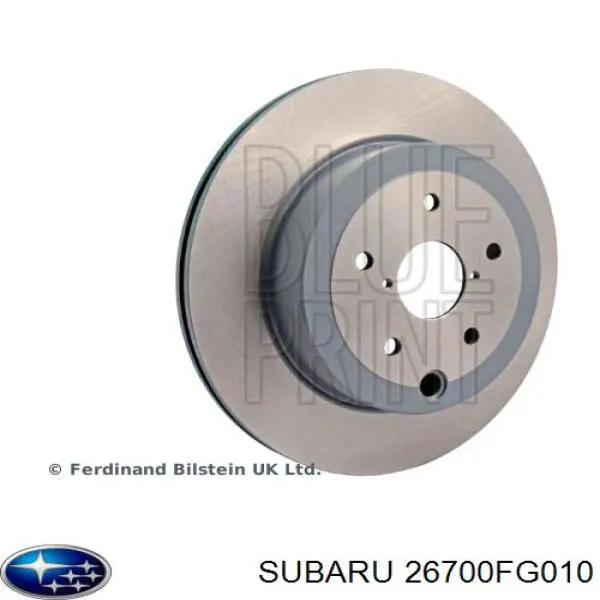 Задні дискові гальма Subaru 26700FG010 ціна, від 78.87 USD