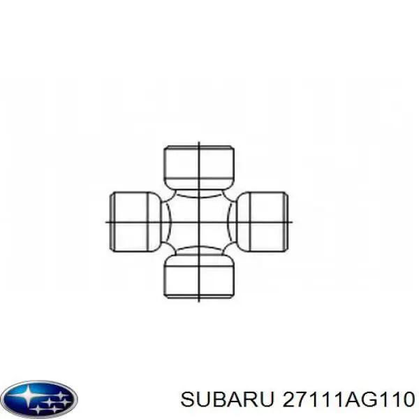 Купити 27111AG110 Subaru Кардан задній