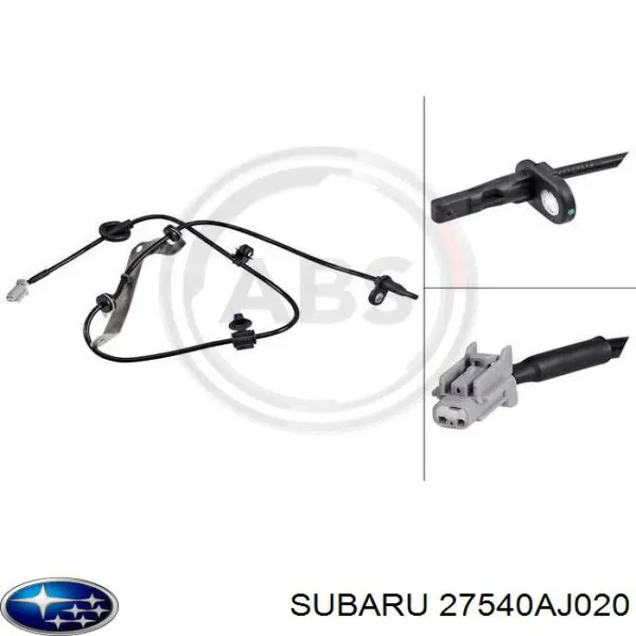 Датчик ABS задній правий Subaru 27540AJ020 ціна, від 22.80 USD