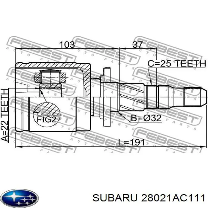  28021AC111 Subaru