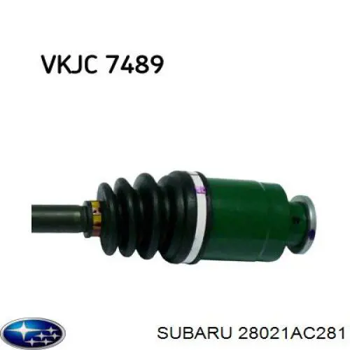 Купити 28021AC281 Subaru Вісь передня в зборі