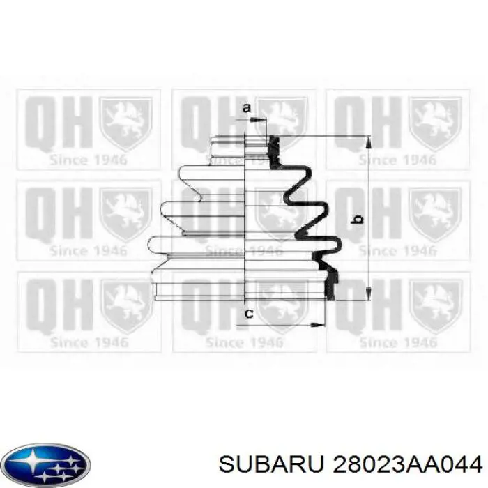 28023AA044 Subaru Пильник ШРУСа зовнішній, передній піввісі
