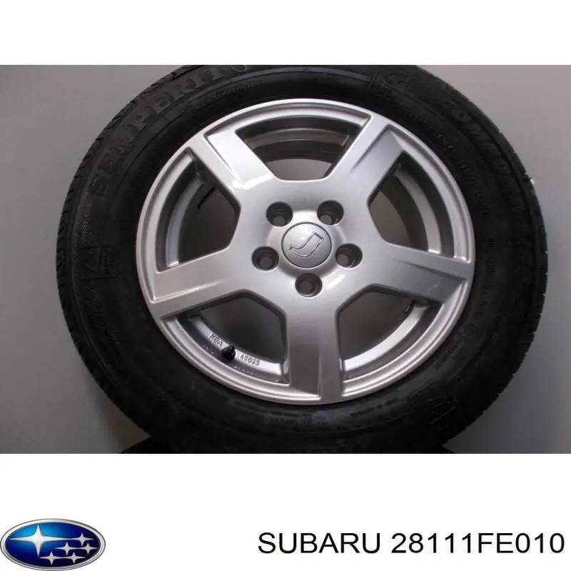 Диски колісні литі (легкосплавні, титанові) 28111FE381 Subaru