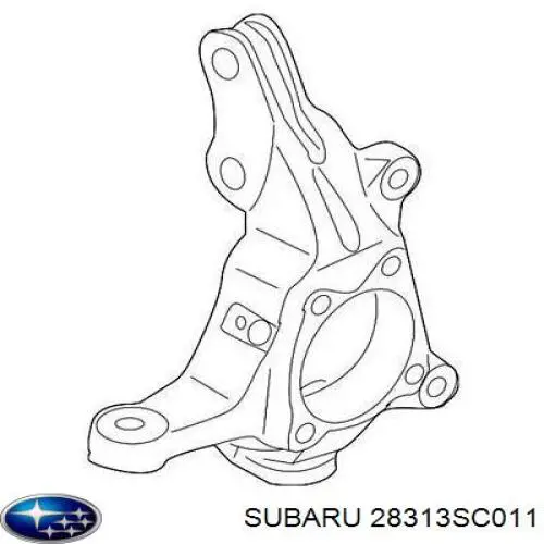 28313SC011 Subaru Цапфа поворотного кулака