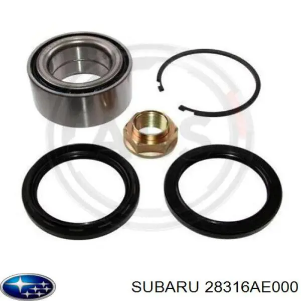 Комплект підшипник маточини передньої Subaru 28316AE000 ціна, від 18.91 USD