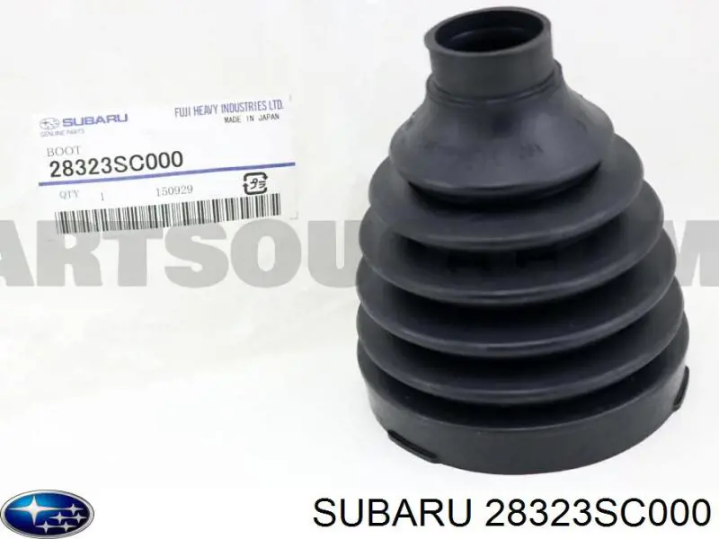 Пильник гранати внутрішній, передній півосі Subaru 28323SC000 ціна, від 10.64 USD