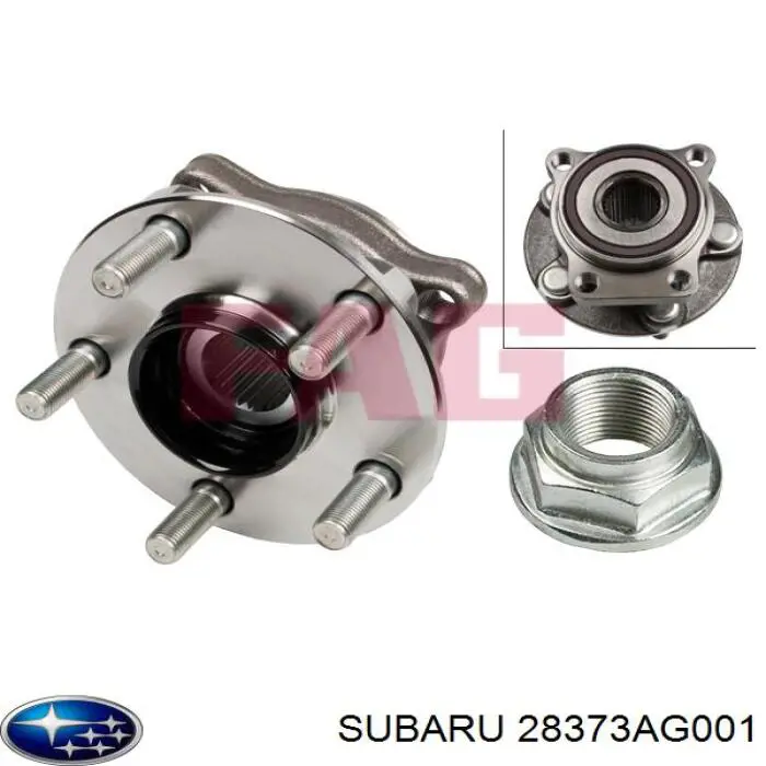 Передня маточина 28373AG001 Subaru