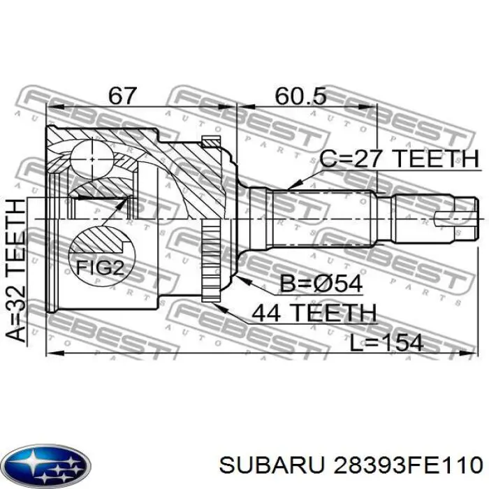  28393FE110 Subaru