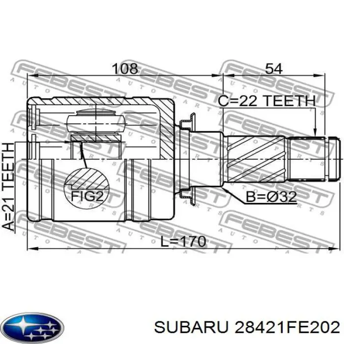  28421FE202 Subaru