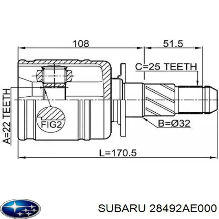  28492AE000 Subaru