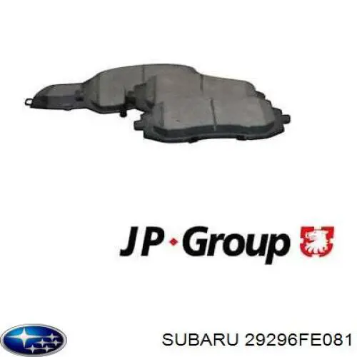 Передні тормозні колодки 29296FE081 Subaru