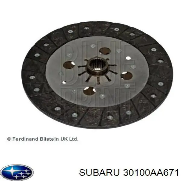 Зчеплення Subaru 30100AA671 ціна, від 63.35 USD