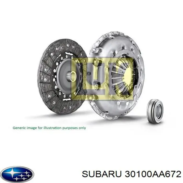 30100AA672 Subaru диск зчеплення