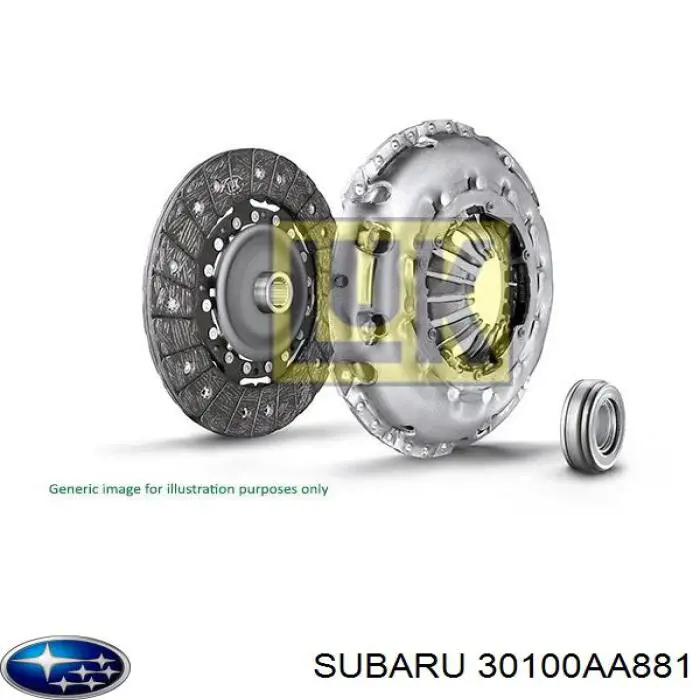 30100AA880 Subaru диск зчеплення