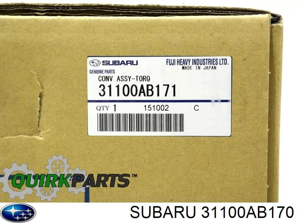 Купити 31100AB170 Subaru Гідротрансформатор автоматичної коробки передач