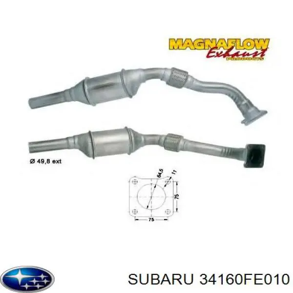 Тяга рульова поперечна Subaru 34160FE010 ціна, від 22.83 USD