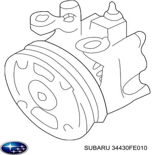34430FE010 Subaru Насос гідропідсилювача