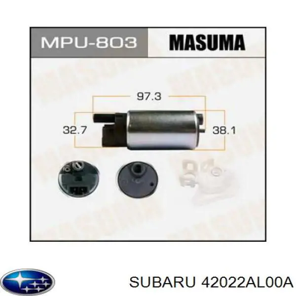  Subaru 42022AL00A ціна, від 88.67 USD