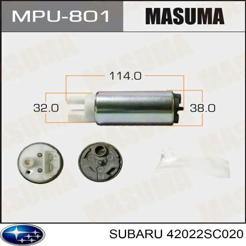 Модуль бензонасоса Subaru 42022SC020 ціна, від 21.94 USD