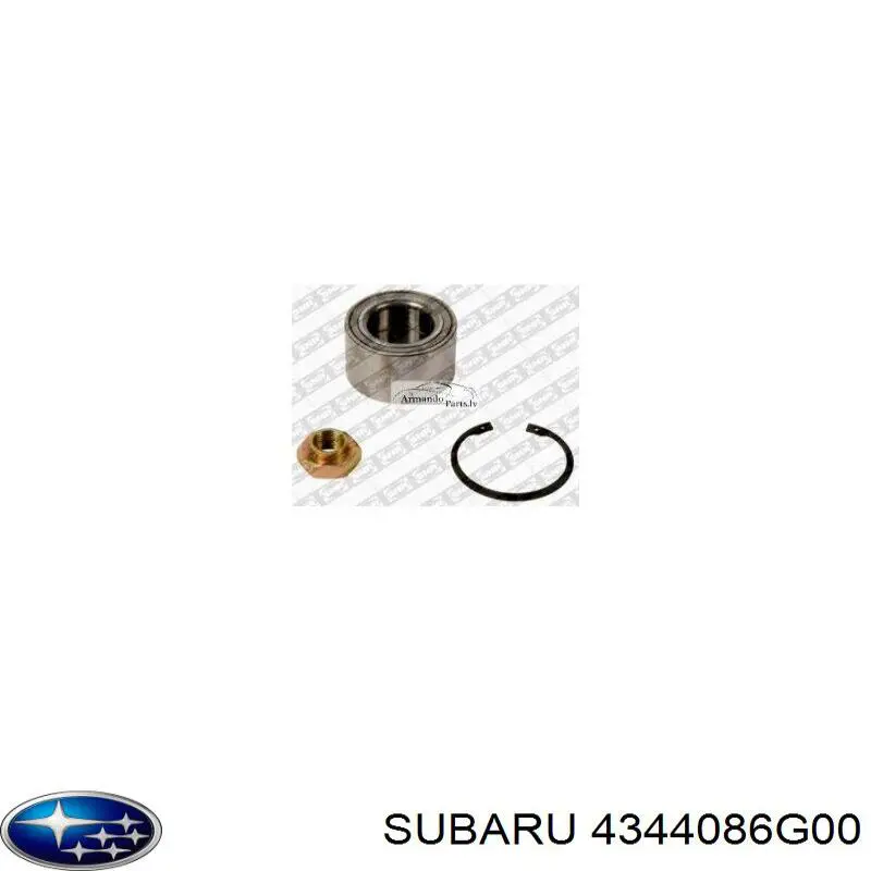 Комплект підшипник маточини передньої Subaru 4344086G00 ціна, від 13.43 USD