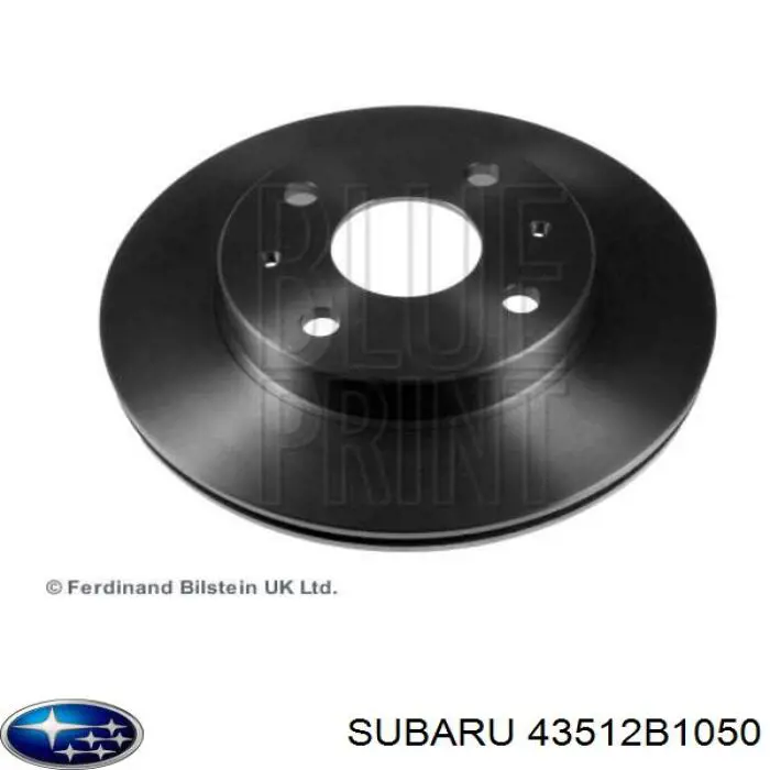 43512B1050 Subaru Гальмо дискове переднє