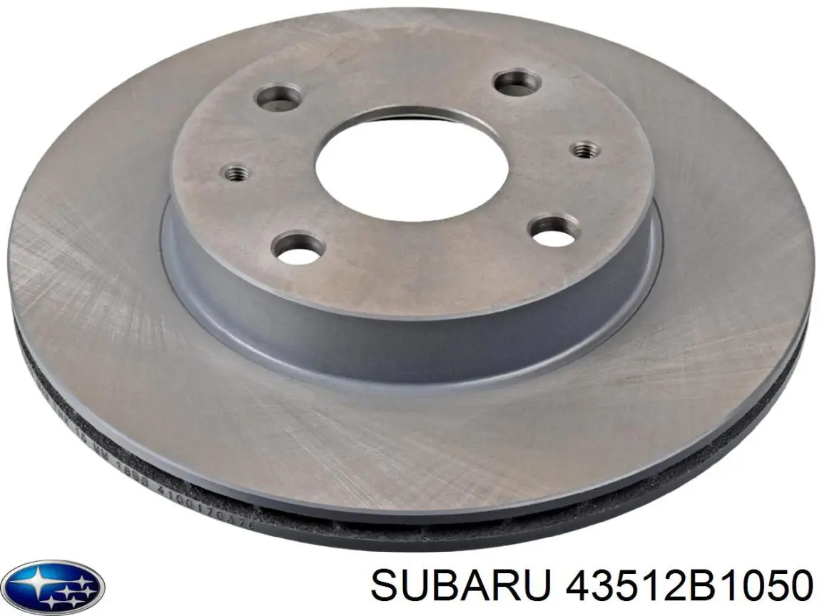 Диск переднього гальма Subaru 43512B1050 ціна, від 26.27 USD