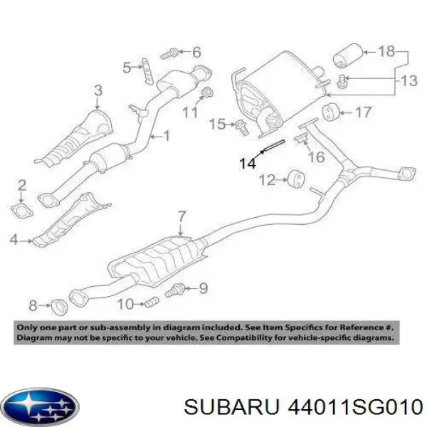  Subaru 44011SG010 ціна, від 4.80 USD