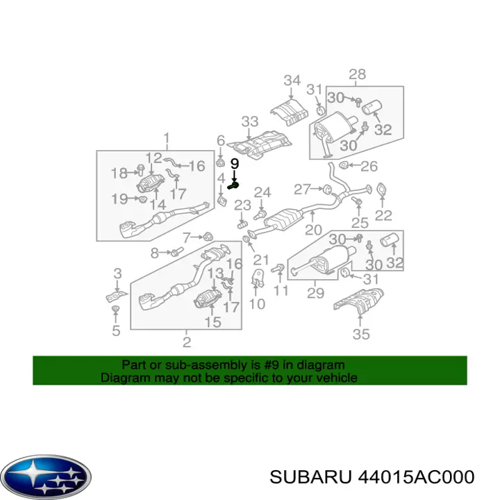 Купити 44015AC000 Subaru 