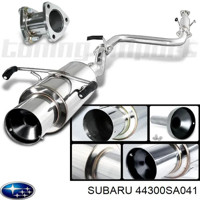 Купити 44300SA040 Subaru Глушник вихлопних газів кінцевий