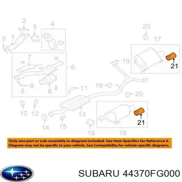  Subaru 44370FG002 ціна, від 50.79 USD